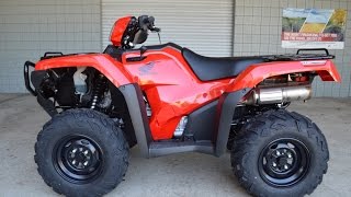 2016 Honda FourTrax Foreman Rubicon 500 DCT ATV - WALK AROUND TRX500FA5G