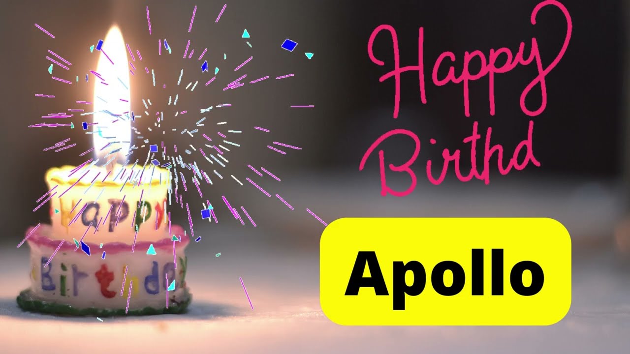 Happy birthday Apollo video