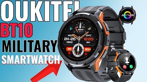 OUKITEL BT10 Military Smart Watch , 2025 Newest 1.43" Smartwatch for Android Phones and iPhone