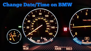 How To Change Timedate On Bmw - 5 Series F10