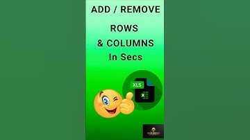 Excel Shortcuts : Add or Remove Rows & Columns Easily (2025)  #excel #excelforbeginners #dataanalyst