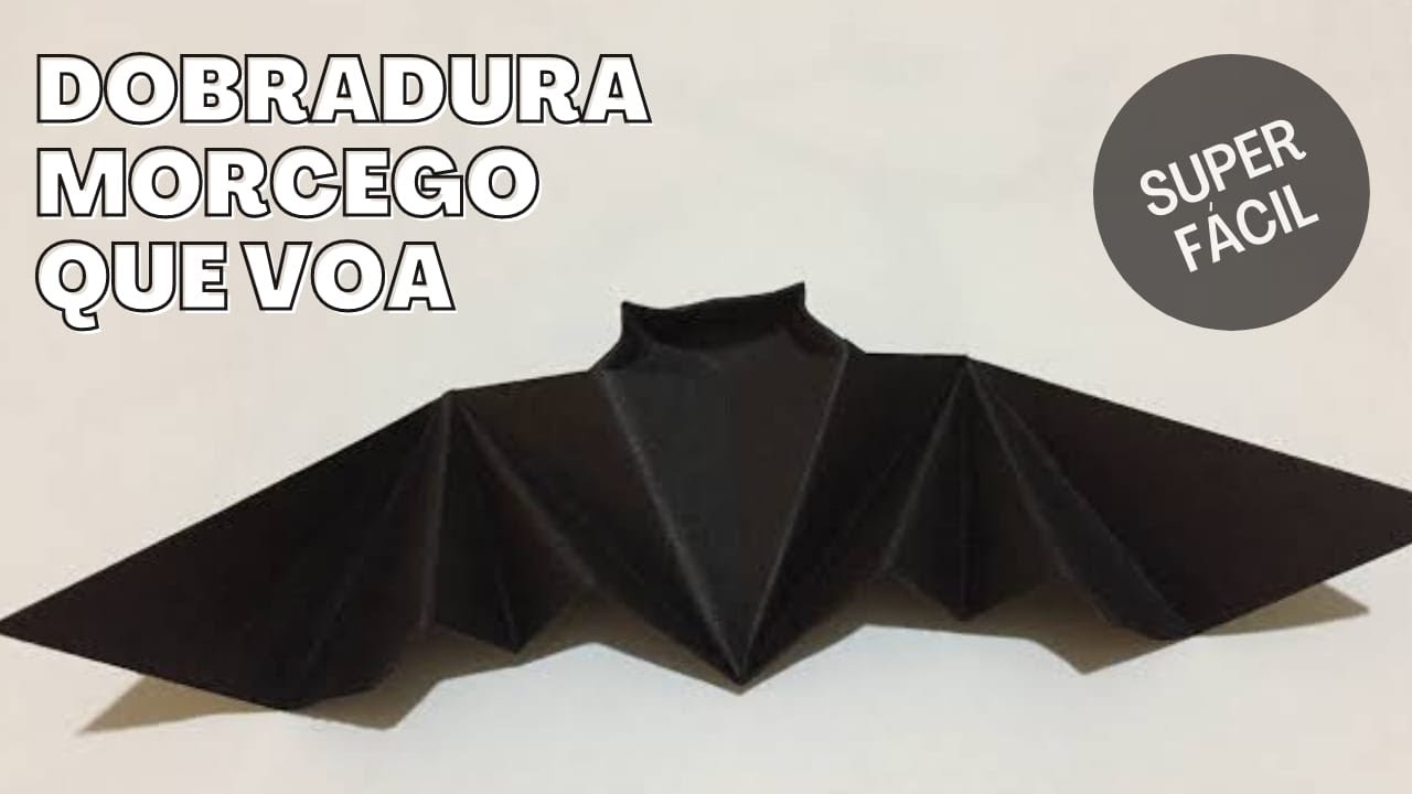 20 moldes de morcego para Halloween - Como fazer em casa