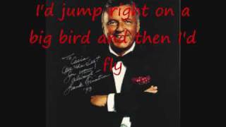 Video thumbnail of "Frank Sinatra - That's Life Lyrics"