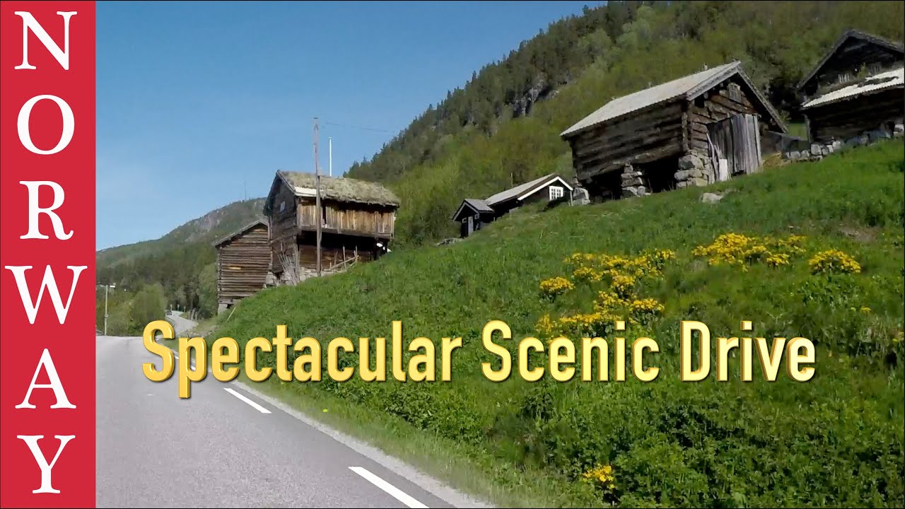 NORWAY - Spectacular Scenic Mountain Drive to Flåm Fjord