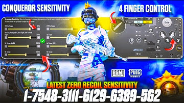 NEW UPDATE 4.1🔥BEST SENSITIVITY CODE + CONTROL SETTINGS BGMI/PUBG MOBILE