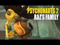Psychonauts 2: Raz's family introduction + Queepie location