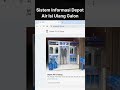 Login Page Web App Depot Air Isi Ulang Galon #shorts