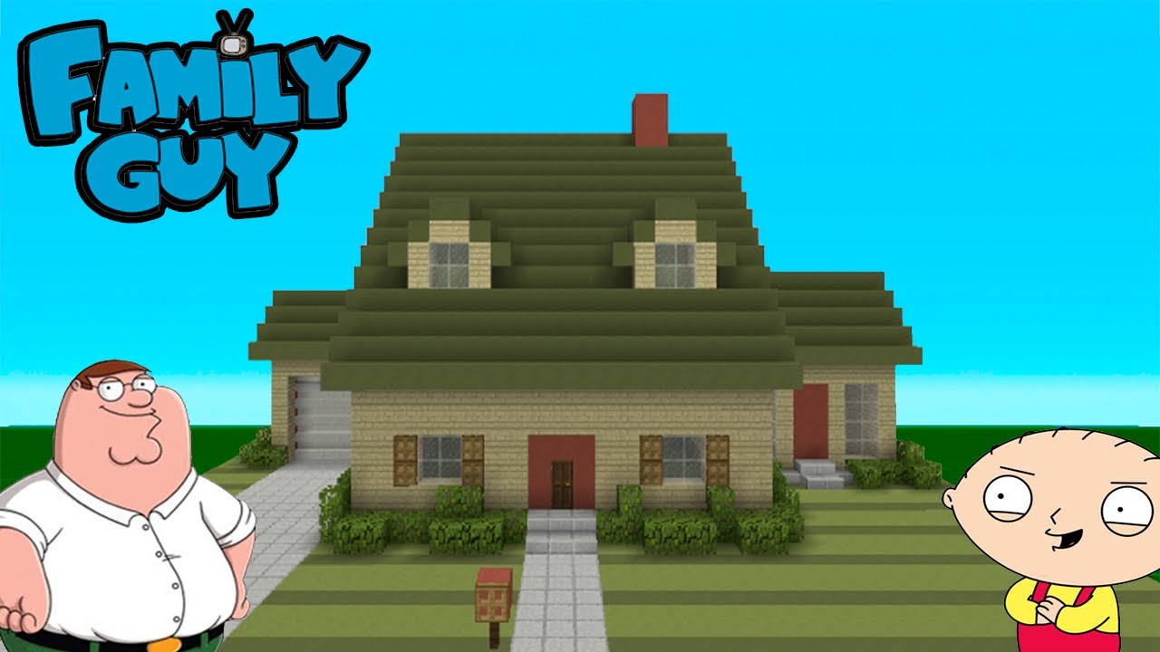 Minecraft Tutorial How To Make The Family Guy House Survival House Youtube - peter griffin shirt for my game roblox