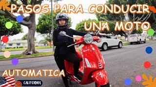 ✅PaSos para CoNdUcIr una  Moto AuToMaTicA