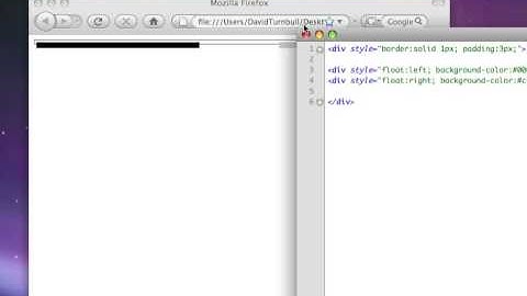 How to float divs in a container with CSS