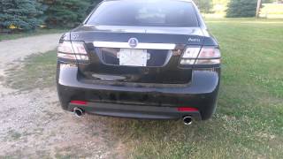 Saab Aero 2.8T Muffler Delete Exhaust Sound