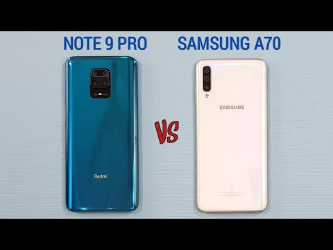 Redmi Note 9 Pro vs Samsung A70 Speed Test & Camera Comparison