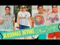 Blusinhas devor no plus size  valentina salvatorenew mallbrs