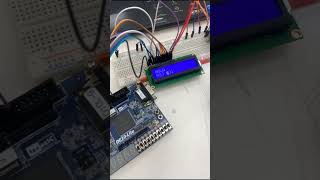 DE10-Lite with LCD using Quartus