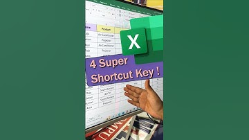 ✈✈ 4 Super Shortcut Key in excel | Most Useful Key in excel #shorts #ytviral #exceltech #excel