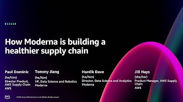 AWS re:Invent 2024 - How Moderna Is building a healthier supply chain (BIZ220)