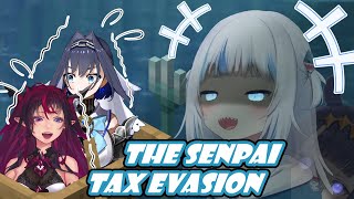 Irys and Kronii hunted by Gura for not paying the senpai tax [BOTH POV]