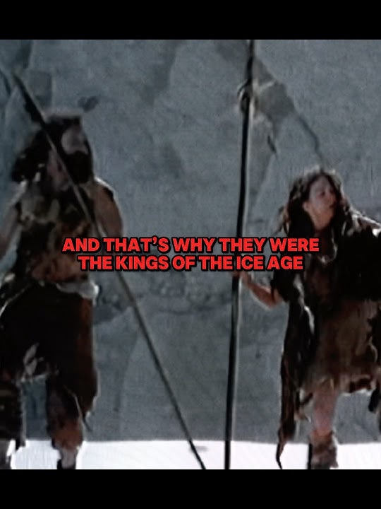 Humans were the kings of the ice age 👑 #earlyhumans #prehistoric