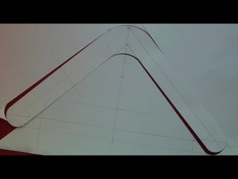 How To Draw A Technical Boomerang Template