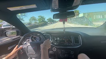 Dodge Charger SXT+ Line Lock Burnout With Z Automotive Tazer