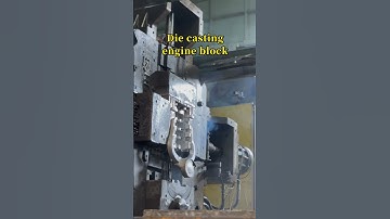 Die casting engine block #youtubeshorts