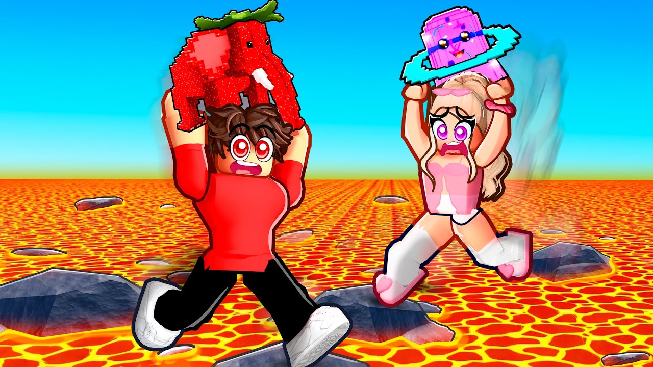 SURVIVE LAVA FOR BRAINROTS...