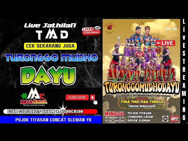Live TURONGGO MUDHO DAYU 🔴 TMD Jathilan Streaming Jaranan hari ini di Tiyasan🔰🔊WNS AUDIO class=