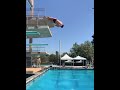 5231D Back 1 1/2 somersault 1/2 twist on 3 meter