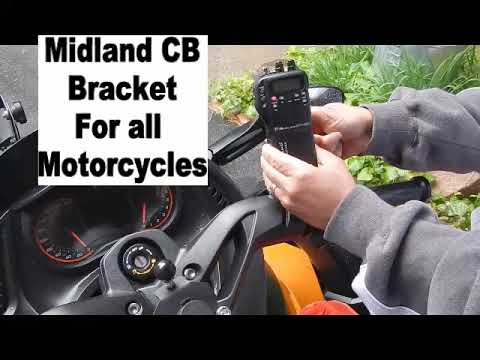 Midland CB Radio Mounting Bracket for Spyder Motorcycles | Can Am Spyder