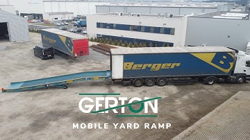 Mobile yard ramp GERTON unloading reloading warehouse