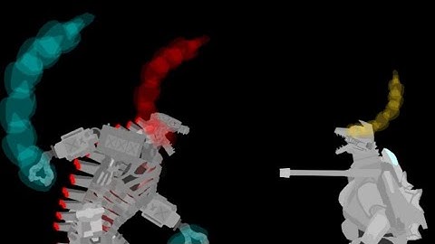 Mecha godzilla 2021 vs Super/heisei mechagodzilla 1993 dc2 animation
