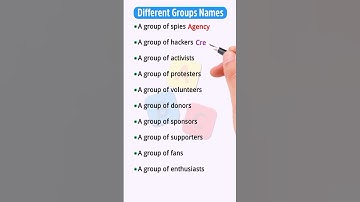 Group Synergy: A List of Specialized Titles #shorts #esl