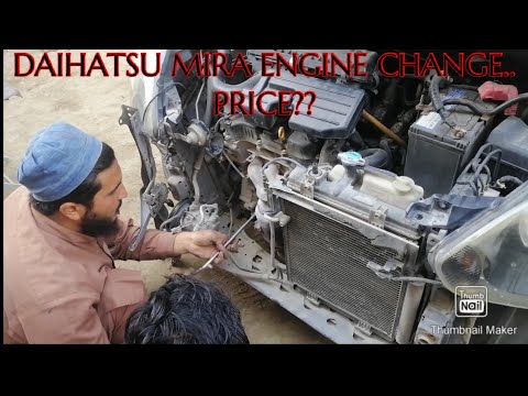 DAIHATSU MIRA ENGINE CHANGE || MIRA ENGINE PRICE || DAIHATSU MIRA SPARE PARTS |  #daihatsumira