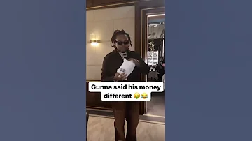 #Gunna Said His Money Is Different 🤑💰