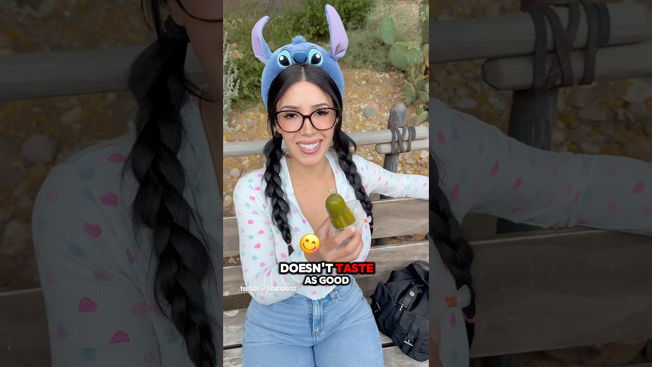 Spicy pickles at Disneyland #viralshort #foryou #disneyland #foodie