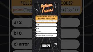 Python Trivia   String 51 #coding #python #techcommunity #shorts #trending #viral #datascience