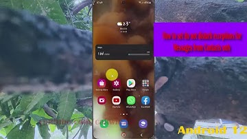 How to set do not disturb exceptions for Messages from Contacts only in Samsung Galaxy S21 Plus