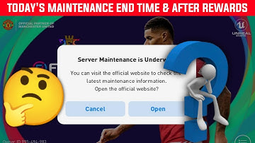 Maintenance End Time | When is Maintenance Ending PES 21