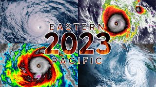 2023 Pacific Hurricane Season Animation