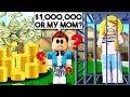 $1,000,000 Or MOM - WHAT WILL MY CHILD CHOOSE? (Roblox)