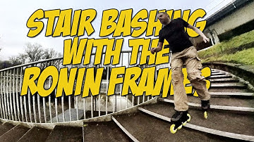 My Longest Stair Ride On The Ronins  | NN Skates V.m 4x100 Ronin Frame | Rollerblading