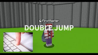 How to make double jump by double clicking spacebar [minecraft:command]