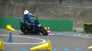 20230516月の輪カップ T田教官コーススラローム