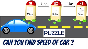 Can you find SPEED of Car || Tricky GMAT exam problem