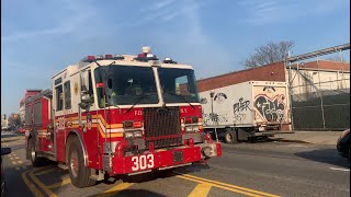 FDNY Engine 303 Responding on Liberty Avenue in Queens NY