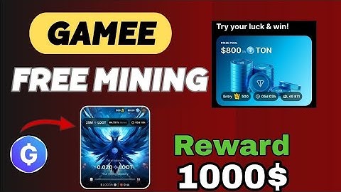 GAMEE TOKEN FREE AIRDROP MINING: MINE LOOT TOKEN || EARN GAMEE TOKEN AIRDROP || GAMEE MINING BOT