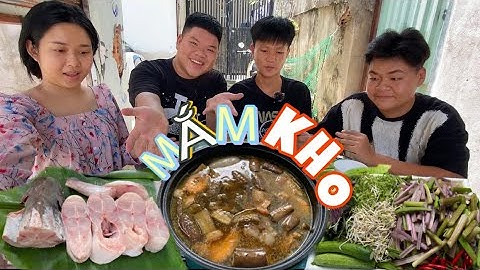 Làm Nồi Mắm Kho Cá Hú Tôm Thịt Ăn Kèm Rau Siêu Thơm Ngon | Dương Doubar