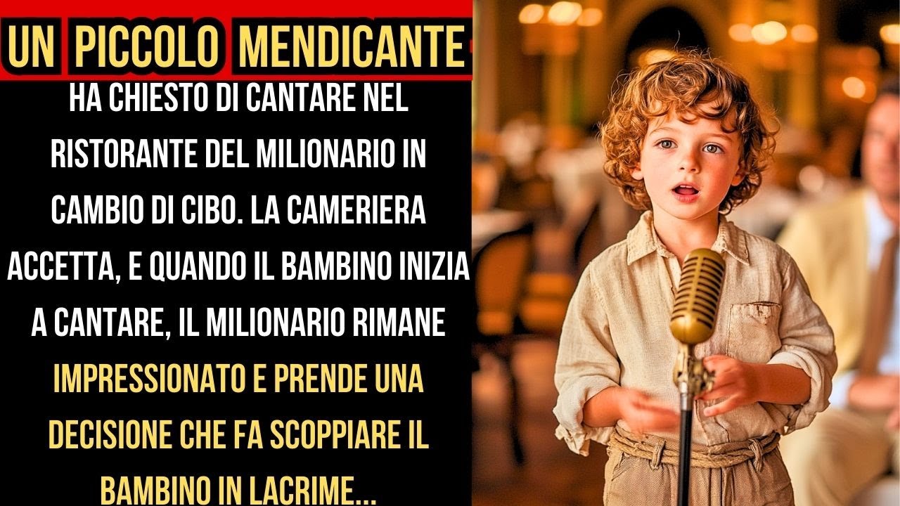 UN BAMBINO POVERO canta per CIBO, il MILIONARIO è IMPRESSIONATO e ...
