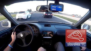 [ENG CC] Integra Type R vs. BMW M3 E36, Megane RS on Slovakiaring [TD1]