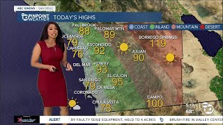 Abc 10News Pinpoint Weather For Wed July 19, 2023 The Heat Is Here To Stay